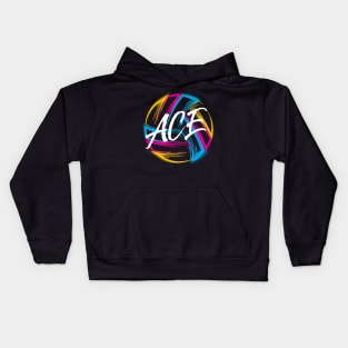 Volleyball ACE Tee Shirt Kids Hoodie